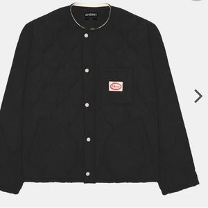 Cherry LA Quilted Shell Jacket Black Size M